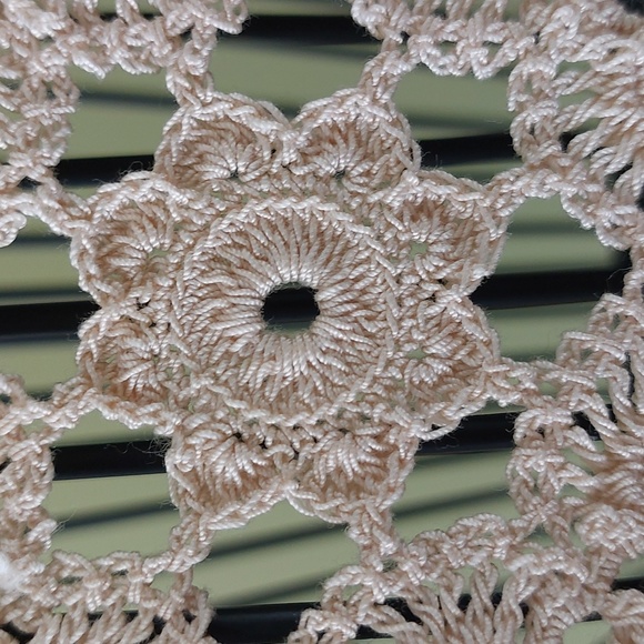 NWOT, Hand-made crochet coffee table runner, 13X30 - Picture 4 of 5